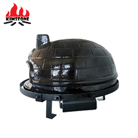 Kimstone Kamado 2025 Noir 21 pouces Four à pizza de cuisine extérieure pour le camping