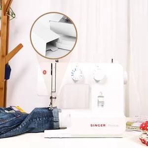 SINGER 1409 Elektrische Haushalts-Nähmaschine, Tragbar, Hohe Geschwindigkeit, Manueller Vorschubmechanismus für Kleidung, Kleine Räume, Industriemotor - Product Image 2