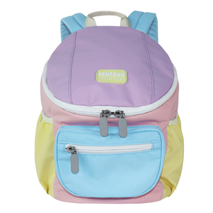 High Quality Custom Color Block <b>Backpack</b> – Factory Direct Contrast Color Unisex Schoolbag for Teenage <b>Students</b>, Trendy Wholesale - Product Image 6