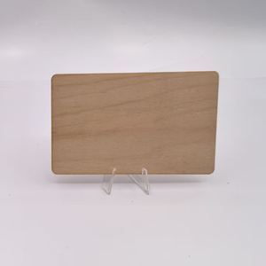 Carte intelligente en bois Chenka, en noyer noir, carte NFC, carte de visite, carte de contrôle d'accès, carte de membre - Product Image 3