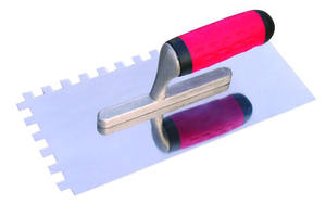 Applicateur de colle en plastique à lame carrée dentelée, racloir à colle pour carrelage, qualité industrielle, poignée ergonomique, bricolage - Product Image 2