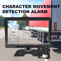Écran tactile IPS 7/10 pouces, moniteur quadruple, enregistreur vidéo 4 canaux, caméra infrarouge pour camion, véhicule