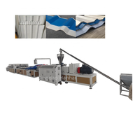Machine de Production de carreaux en résine synthétique ASA, tube ondulé en plastique, étanche et thermo-isolante, fabrication de plaques de toit ondulées