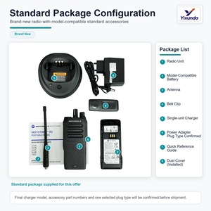 Radio Portátil <span class=keywords><strong>Motorola</strong></span> R2 MOTOTRBO DMR Original, VHF 5W o UHF 4W, 64 Canales, IP55, <span class=keywords><strong>para</strong></span> Uso Comercial, Kit Completo - Product Image 3