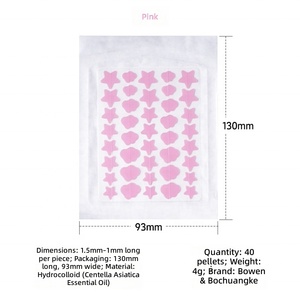 LUMIFLORA Patchs Hydrocolloï<span class=keywords><strong>des</strong></span> en PE en Forme d'Étoile pour l'Acné, Couvrance Légère, Utilisation Jour/Nuit, Réparation Apaisante, Tous Types de Peau - Product Image 3