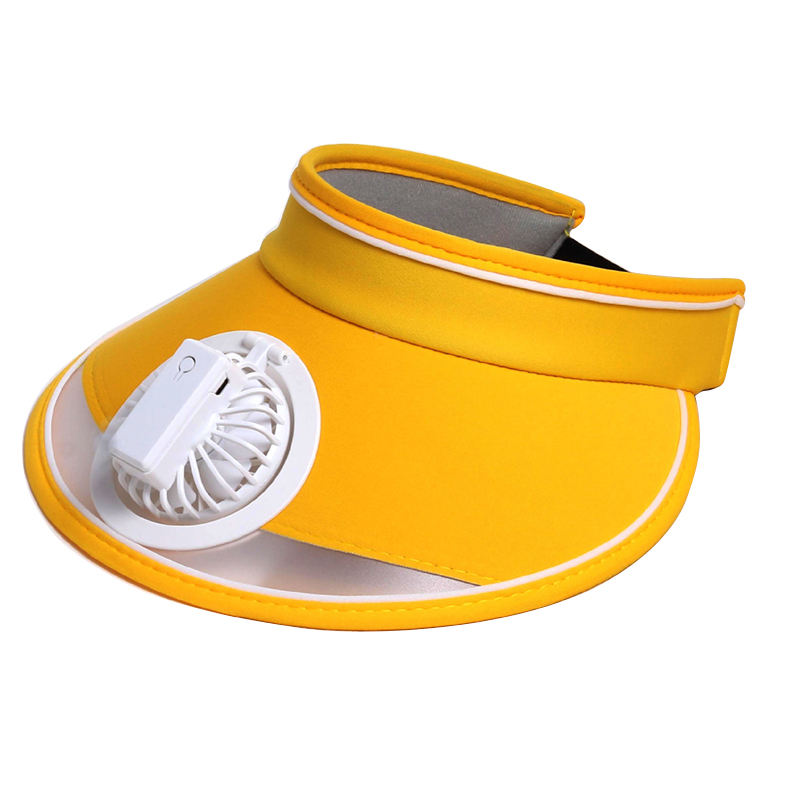 สีเหลืองพร้อมพัดลม