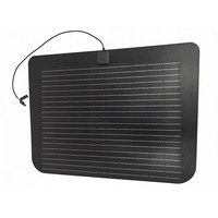 Panneau solaire monocristallin léger de forme personnalisée 50W 90W 100W, panneau PV flexible ETFE avec support adhésif pour capot de voiture, camping-car, fourgonnette