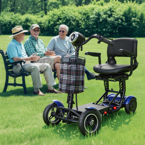 Scooter de Movilidad Plegable de Cuatro Ruedas, Impermeable, Motor sin Escobillas, Alcance de 40-50 km, Velocidad de 18 km/h, Batería de Litio, Aleación de Aluminio, 120 kg - Product Image 5