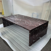 Fabrik preis Moderner Naturstein Roter Marmor Rosa Levanto Couch tisch für Wohnzimmer möbel Schlafzimmer