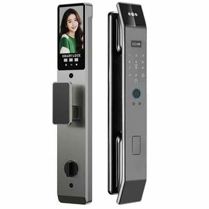Serrure de porte intelligente avec interphone vidéo Elock ES462D, entrée sans clé par empreinte digitale et accès à distance par application pour la sécurité de la maison/de l'appartement - Product Image 4