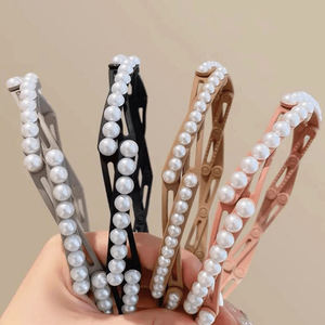 لؤلؤ محمول للسفر قابل للطي صغير للصيف طوق شعر صغير غير قابل للسحب مانع الانزلاق جذاب أنيق ديديماماس مزاجه - Product Image 4