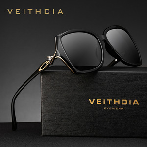 Veithdia – lunettes de soleil polarisées pour femmes, verres UV400 TAC, monture en plastique et métal, mode voyage, protection solaire 3039 - Product Image 3