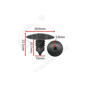 Clip de fixation de toit Xinyida A375 28,9 mm en plastique pour voitures Volkswagen Audi - Product Image 1
