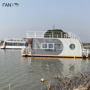 Casa inflable flotante mini prefabricada para agua de río, barco de tienda de campaña de almacenamiento, con motor, fabricante de Villa, barata - Product Image 4
