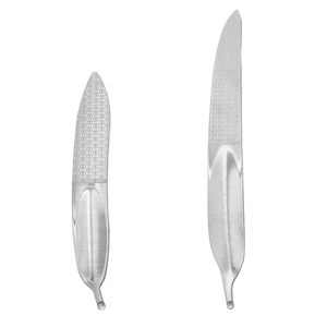 Double Sided Shape <strong>Nail</strong> <strong>Files</strong> Stainless Steel Manicure Pedicure Grooming <strong>for</strong> Professional Finger <strong>Toe</strong> <strong>Nail</strong> Care Tools - Product Image 1