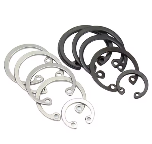 Factory-direct Sale of Plain Stainless Steel Axial Mounting Lock Pins for Automotive Industry Shaft Spring Retaining Rings