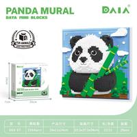 Set de Bloques de Construcción de Píxeles 3D para Mural de Tiburón, Mini Ladrillos de Plástico, Juguete de Modelado, Kit de Rompecabezas de Arte Mural Personalizado para Niños y Adultos