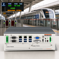 Mini PC sans ventilateur personnalisable Core I7/i5/i3 avec 2 emplacements DDR4, PC industriel embarqué