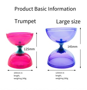 Diabolo Professionale Trasparente a Doppia Coppa con 3 Cuscinetti - Yo-yo per Principianti, Bambini, Adulti e Anziani per Fitness - Product Image 6