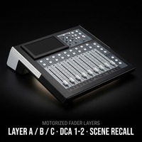 Console de mixage audio numérique professionnelle DSP16 avec écran tactile de 7 pouces, 9 faders motorisés, 16 canaux pour studio et scène