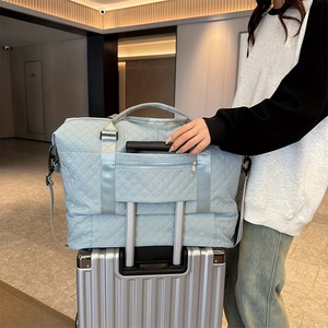 カスタマイズ可能なロゴファッションフィットネストラベルバッグ防水レジャースポーツトートバッグ屋外ヨガ折りたたみフィットネスバッグ2-in-1