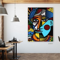 Vente en gros 100% peinture de décoration de maison peinte à la main