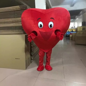 オーダーメイド ぬいぐるみ アニメ マスコット 着ぐるみ ハート型 人間用 コスプレ衣装 柔らかい アクションフィギュア 男女兼用 プラッシュトイ - Product Image 2