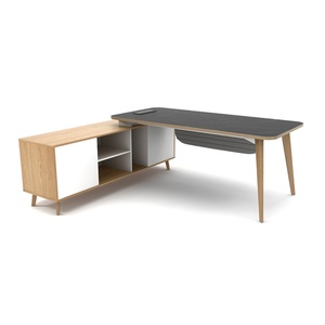 Luxury Modern Home Office Furniture Staff Manager Workstation <b>Desk</b> Extendable MDF and MFC for Schools and Hospitals - Product Image 1