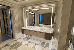 Losa de Mármol Marrón Veneciano Pulido, Piedra Natural para Paredes y Pisos de Baños, Proyectos Hoteleros - Product Image 5