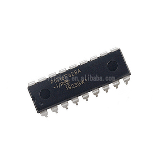 Merrillchip IC pengontrol mikro, chip komponen elektronik asli MCU 8BIT <span class=keywords><strong>3</strong></span>.5KB FLASH 18DIP PIC16F628A-I/P <span class=keywords><strong>PIC</strong></span> - Product Image 1