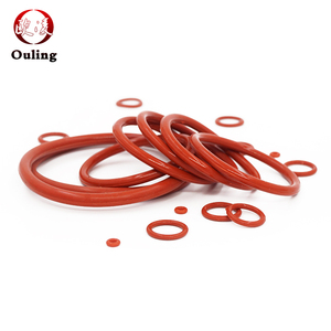 Joint torique en caoutchouc de silicone rouge épais VMQ CS5mm joint torique matériel rondelle OD55-<span class=keywords><strong>130mm</strong></span> joint plat joints toriques en silicone - Product Image 1