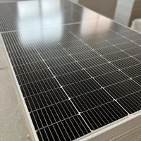 Panneau solaire d'alimentation OEM 585w/600w MONO 156 cellules demi-coupées Perc à façade simple 590w Module de type N HJT verre de couverture avant 550w