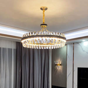 Meilleure vente de suspension pour salon moderne Lustre en cristal de luxe K9 - Product Image 1
