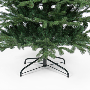 Shuangyuan Nouvel arbre de Noël artificiel 5ft 6ft 7ft Pe & pvc Arbre mixte avec lumière LED Arbre de Noël moderne pré-éclairé - Product Image 6