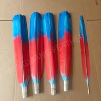 Plumes de faisan artificielles teintes sur mesure de 20-65 cm, accessoires en fausses plumes de perroquet pour usage quotidien et fêtes