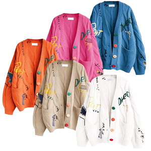 צמר באיכות גבוהה עבודה במשרד כיס קרדיגנים סוודר - Product Image 1