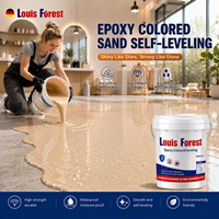 Vente en gros # Meilleure Vente : Revêtement de Sol Autolissant Antidérapant en Peinture de Sable Époxy Effet Marbre Écologique, Couleurs Personnalisables