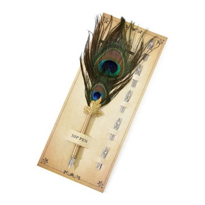 Stylo de <span class=keywords><strong>calligraphie</strong></span> avec plumes, encre, pour le bureau et la papeterie scolaire, cadeau, haut de gamme, 1 pièce - Product Image 1