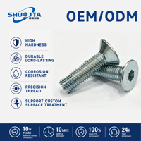 Vis à tête fraisée à embase conique, à embase hexagonale, norme GB70.3, pour montage encastré, OEM ODM, taille personnalisée