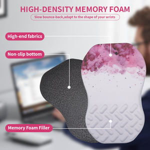 ชุดแผ่นรองเมาส์เล่นเกมคีย์บอร์ดระบบคลาวด์แบบกำหนดเองได้แผ่นรองเมาส์ความเร็วกันลื่นสำหรับออฟฟิศ - Product Image 3