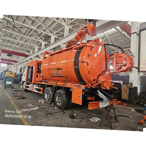 Vacuum Excavation Truck Sewer Combined High Pressure Cleaning Sewage Suction Trucks Jetting Dry/wet Vacuum Truck - Product Image 2