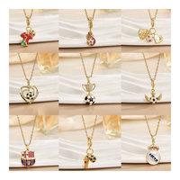 Nouveau Collier Unisexe 2026 FC en Résine Cuivrée Plaqué Or, Style Sportif, Pendentif Emblème d'Équipe, Simple et Élégant