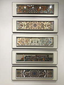 Bán buôn trang trí nội thất hiện đại hình ảnh khung khách sạn tác phẩm nghệ thuật đơn giản đóng khung 3D khắc cứu trợ nghệ thuật trừu tượng bức tranh lớn cho các bức tường - Product Image 5