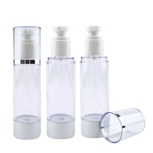 Biodegradable Chăm Sóc Da Serum Refillable Lỏng Trắng Acrylic Mỹ Phẩm Bên Trong Chai Pp Chai Nhựa 100Ml Airless Bơm Chai - Product Image 6