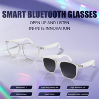 Lunettes intelligentes GS03 pour hommes, lunettes de soleil Bluetooth avec écouteurs, sport de plein air, verres polarisés UV400 anti-lumière bleue, IPX5, verres intelligents