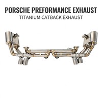 Tuyau d'échappement Catback Valvetronic en titane à fixation par boulons SDO pour Porsche 911 997.2 Carrera 3.6L 3.8L 2009-2012, silencieux de performance