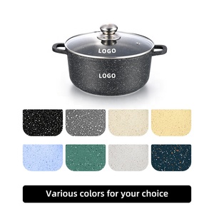 Juego de <span class=keywords><strong>Ollas</strong></span> y Sartenes de Cerámica Antiadherentes de 10 Piezas, de Aluminio, con Tapa de Vidrio, Aptas para Horno, Gas e Inducción, Venta al Por Mayor OEM - Product Image 5