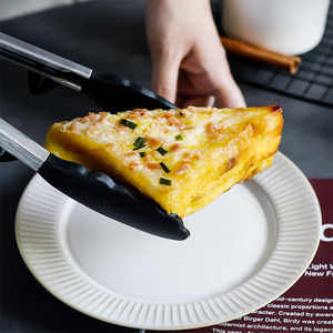7 9 12 Inch Stainless Steel Plastic Silicone Salad Bread Cooking Food <strong>Serving</strong> <strong>Tongs</strong> - Product Image 6