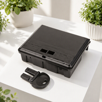 Station d'appât anti-rongeurs en plastique PP résistante aux intempéries avec verrouillage sécurisé pour la lutte professionnelle contre les nuisibles dans les zones industrielles – Vente en gros