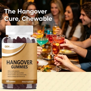 Gummies anti-gueule de bois véganes à marque privée OEM pour la détoxification du foie et la prévention des maux de tête chez l'adulte - Product Image 4